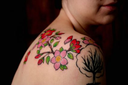 Cherry Blossom Tattoos Image